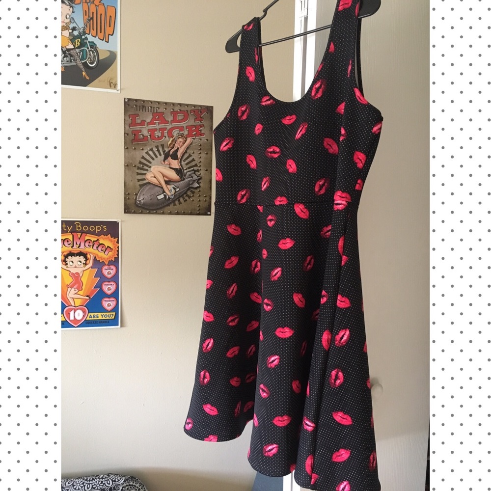 Torrid Lips Print Dress